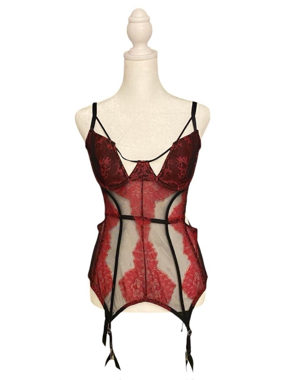Victoria’s Secret Red & Black Lingerie Set